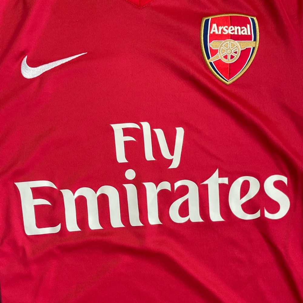 Fly Emirates Arsenal Soccer Jersey (S) - Picture 7 of 10